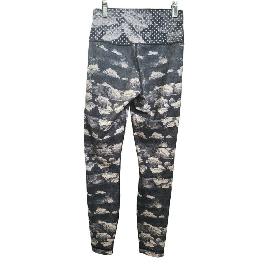 Lululemon High Times Pant *Full-On Luon Dream Rose Stripe Neutral Blush Black, 4 - Picture 2 of 7